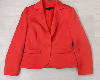 Coral jacket Escada, elegant jacket y2k