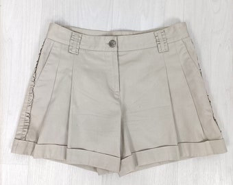 90s shorts Dolce & Gabbana, vintage beige shorts