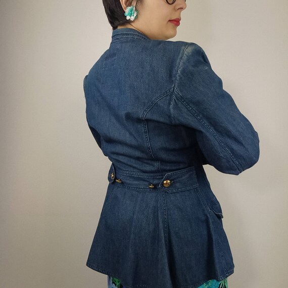 Vintage Moschino jeans jacket 80s - image 6