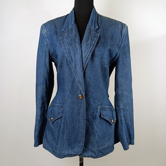 Vintage Moschino jeans jacket 80s - image 1