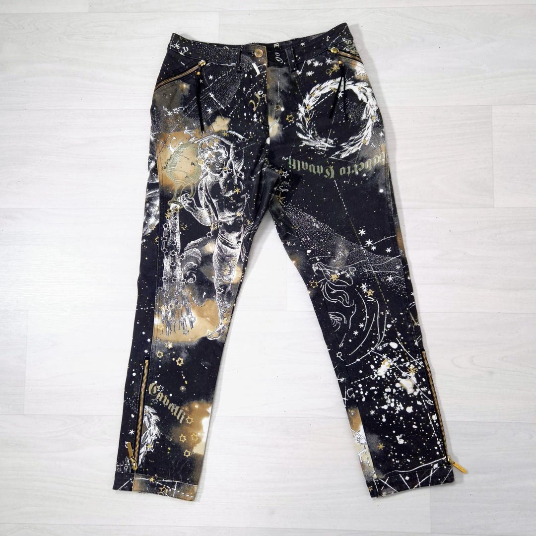 Roberto Cavalli FW 2003 Astrology Denim Pants - Etsy