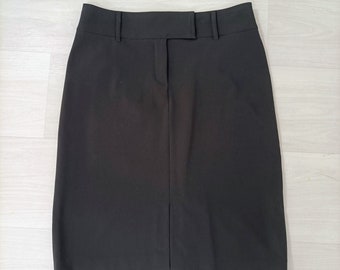 Black skirt minimal y2k