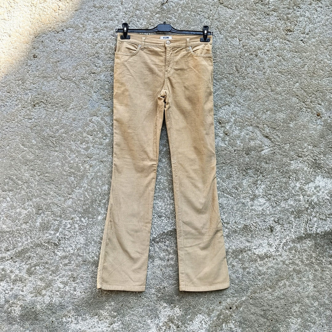 パンツ Moschino Brown Cotton Corduroy Pants Moschino Jeans Brown Cotton Pants 1990's – Vintage TTS
