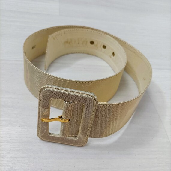 Saint Laurent Vintage Belt Early 80s, Golden Belt Eighties 
