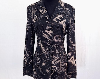 Moschino Jeans vintage graffiti jacket