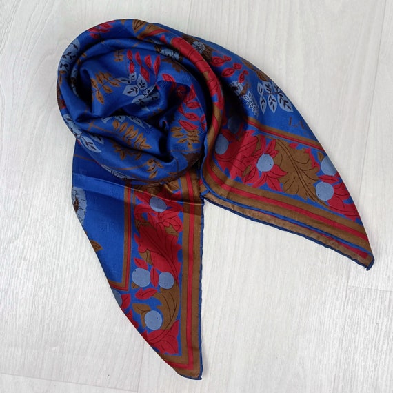 Lanvin Gray Silk Scarf