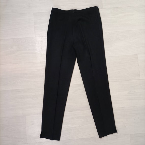 Moschino Cheap and Chic 90s black trousers with h… - image 1