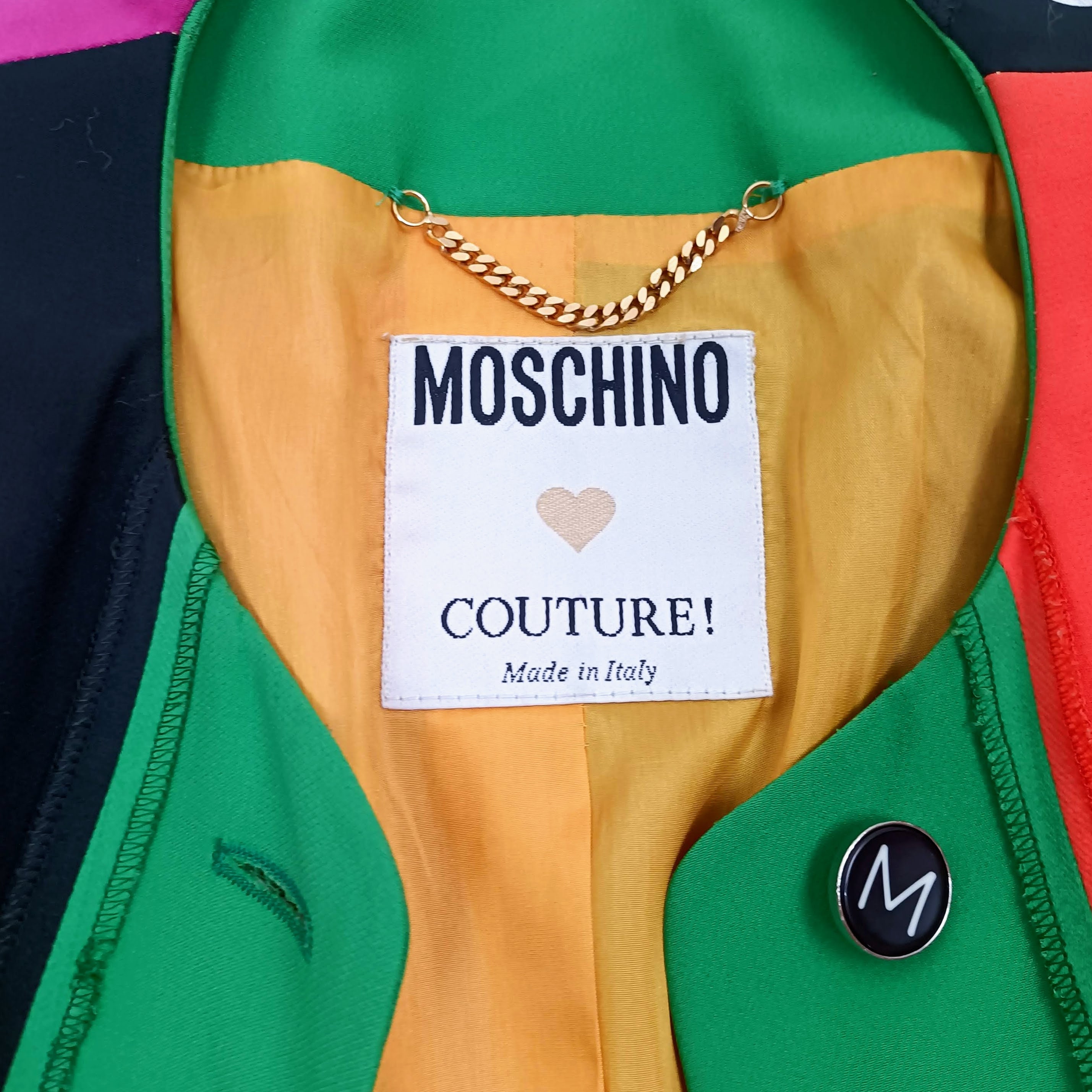 Moschino Couture Rainbow Vintage Jacket 1991 - Etsy