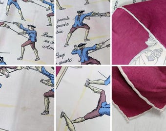 Hermès Traité Des Armes 1951, Hermès Vintage Scarf - Etsy