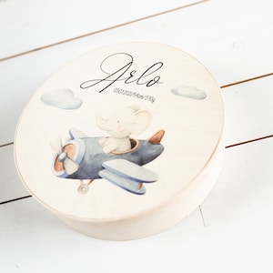Caja de recuerdos para bebé, caja de recuerdos personalizada, regalo para bebé recién nacido, regalo para él, regalo de primer cumpleaños, regalo de baby shower, caja de recuerdos hecha a mano