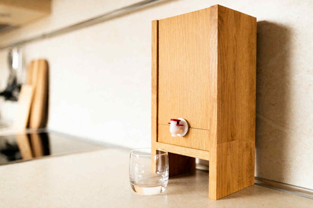 Handmade Rustic Wooden Beverage Dispenser, 3L/5L Wine Juice Box - Etsy