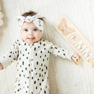 Name Puzzle for Girl, Customized Puzzle, Personalized baby Shower gift, Easter Gift Wooden Toys for Toddler, 1st Birthday Gift