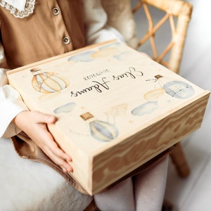 Caja de recuerdos personalizada para bebé niño, caja de recuerdos personalizada, regalo para recién nacido, regalo para baby shower, caja de madera para bebé.