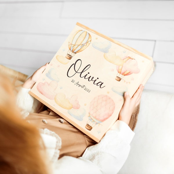 Memory Box for Baby girl | Personalized Keepsake Box | New Baby Gift | Baby Shower Gift