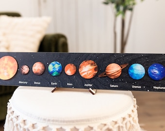 Wooden Solar System Puzzle | Montessori Toys | Wooden Toys