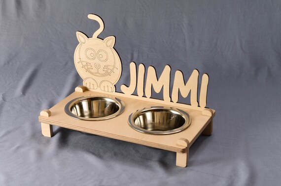 personalized cat food bowls