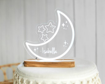 Baby Night Light,Night Light Custom Moon Light, Baby Shower Gifts, Nursery Decor, Personalized Gifts, Baptism, Led Lights