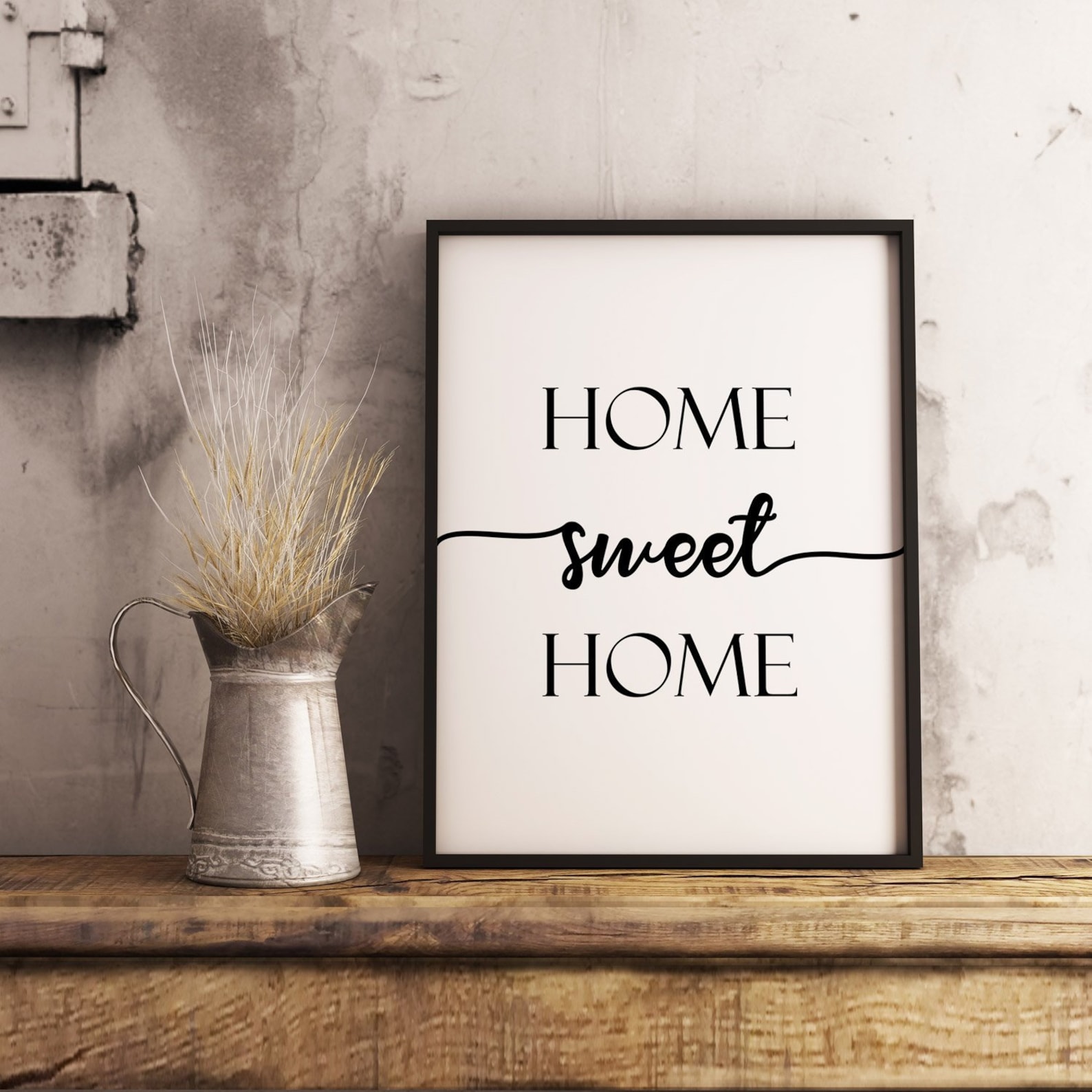 Home Sweet Home Printable Wall Art, Home Sweet Home Download, Home Wall ...