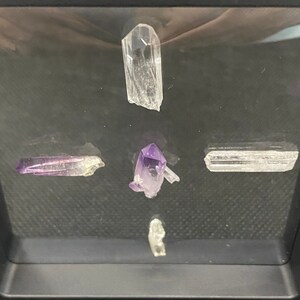 Gemmy Veracruz amethyst La aurora danburite crystals
