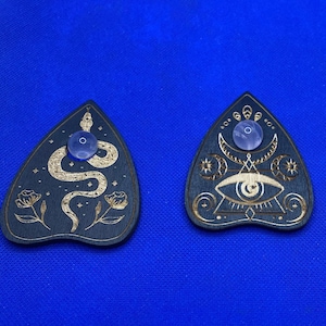 Mini-Sternrosenquarz-Kugel mit Planchette-Ständer Ihrer Wahl