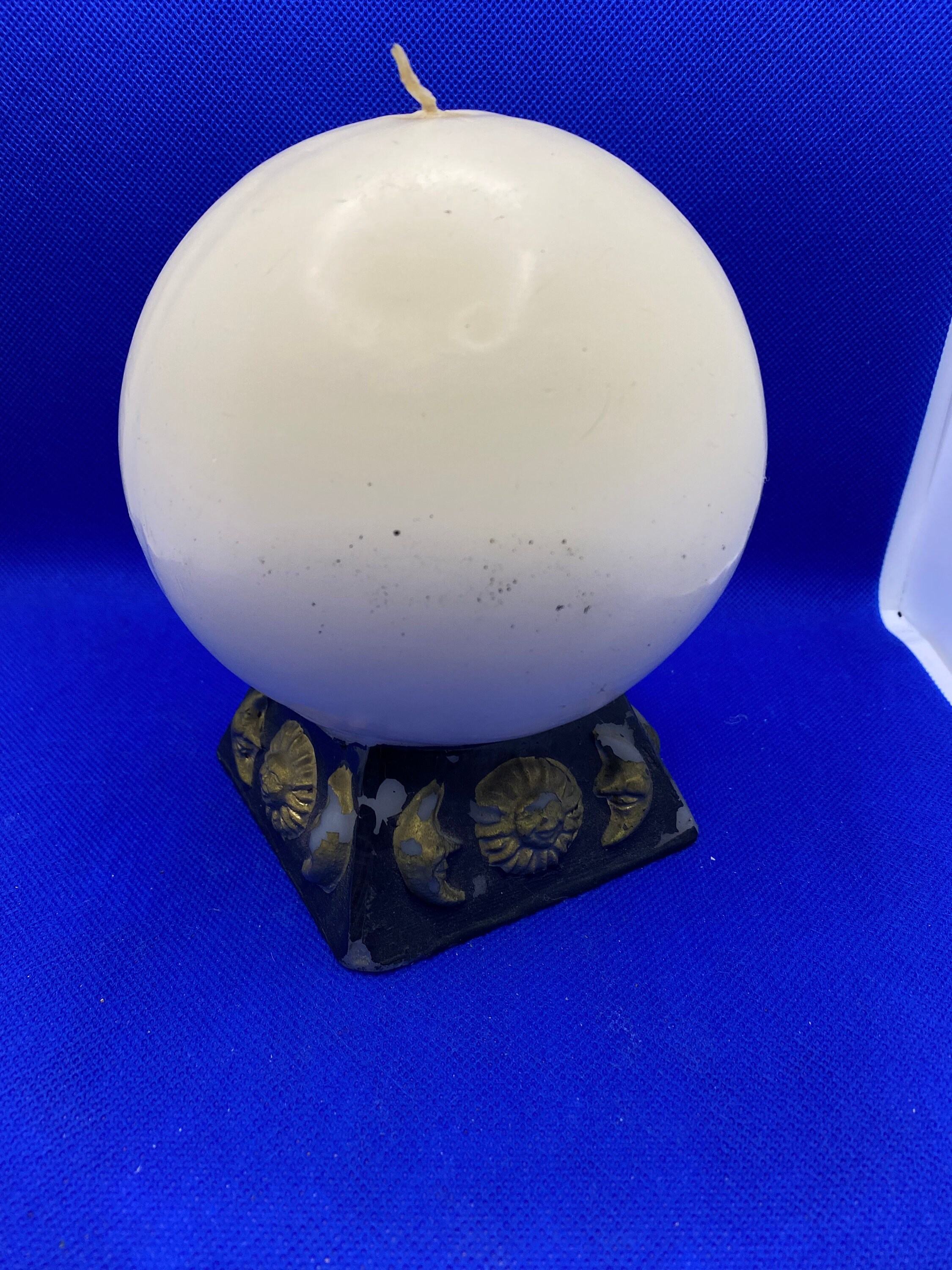 Vintage Crystal Ball Wax Candle Surprise Charm Inside - Etsy