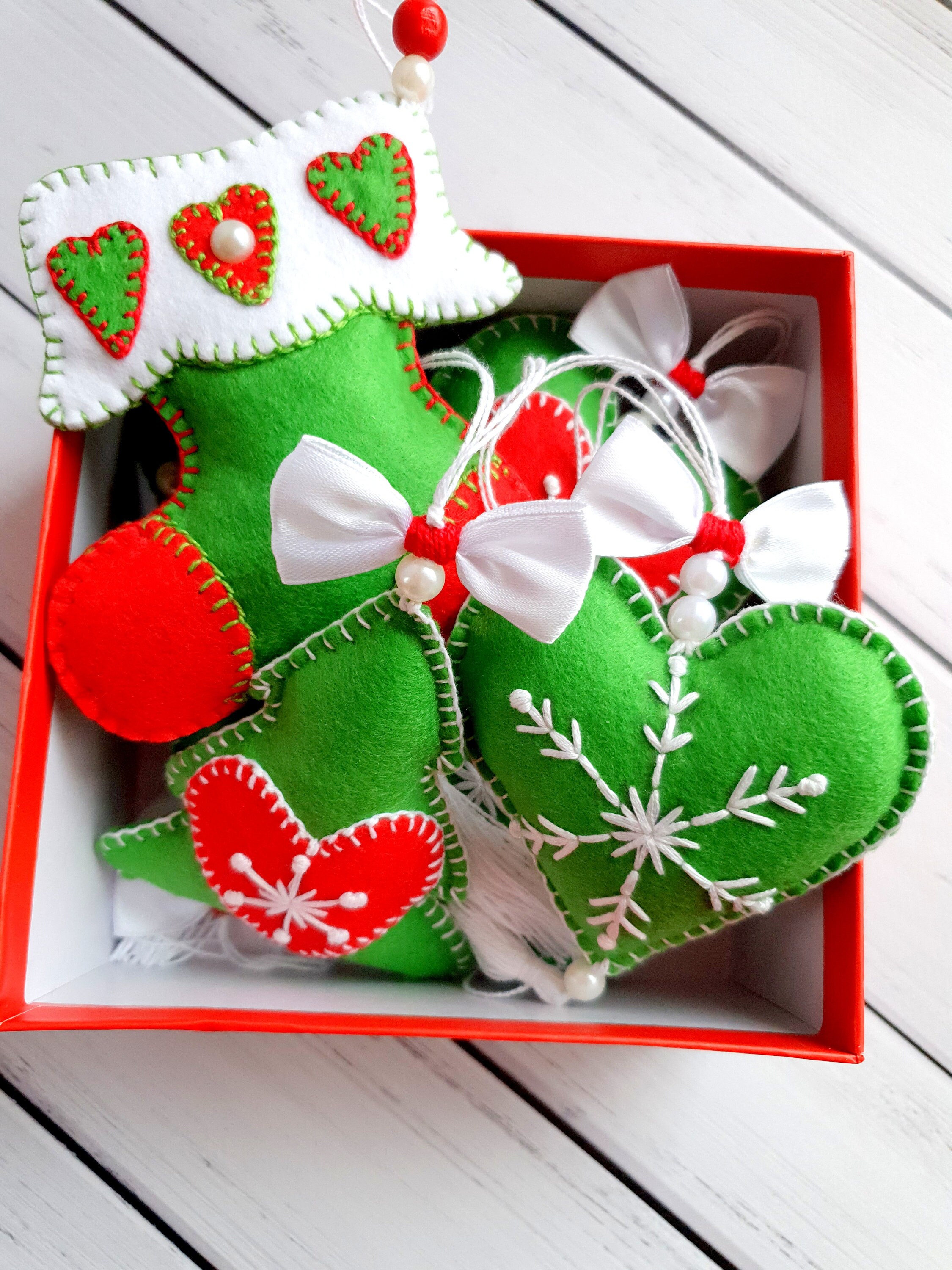 Christmas decoration made of felt. Christmas tree decoration  Etsy