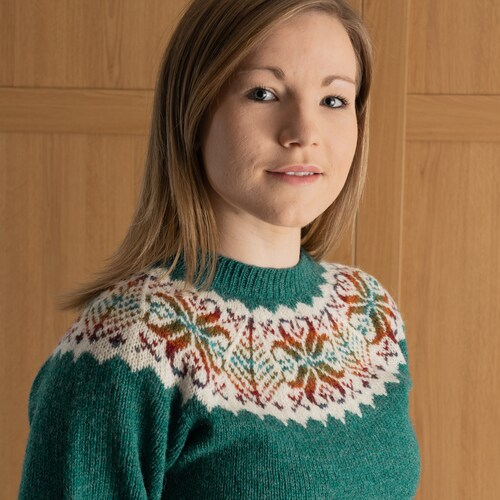Shetland Wool Fair Isle Yoke Jumpers in Colours Matching the Etsy UK
