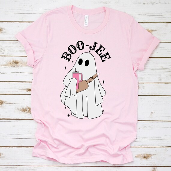 BOO JEE Ghost tshirt, Halloween boojee shirt, trendy girl tshirt, funny Halloween boo jee ghost shirt