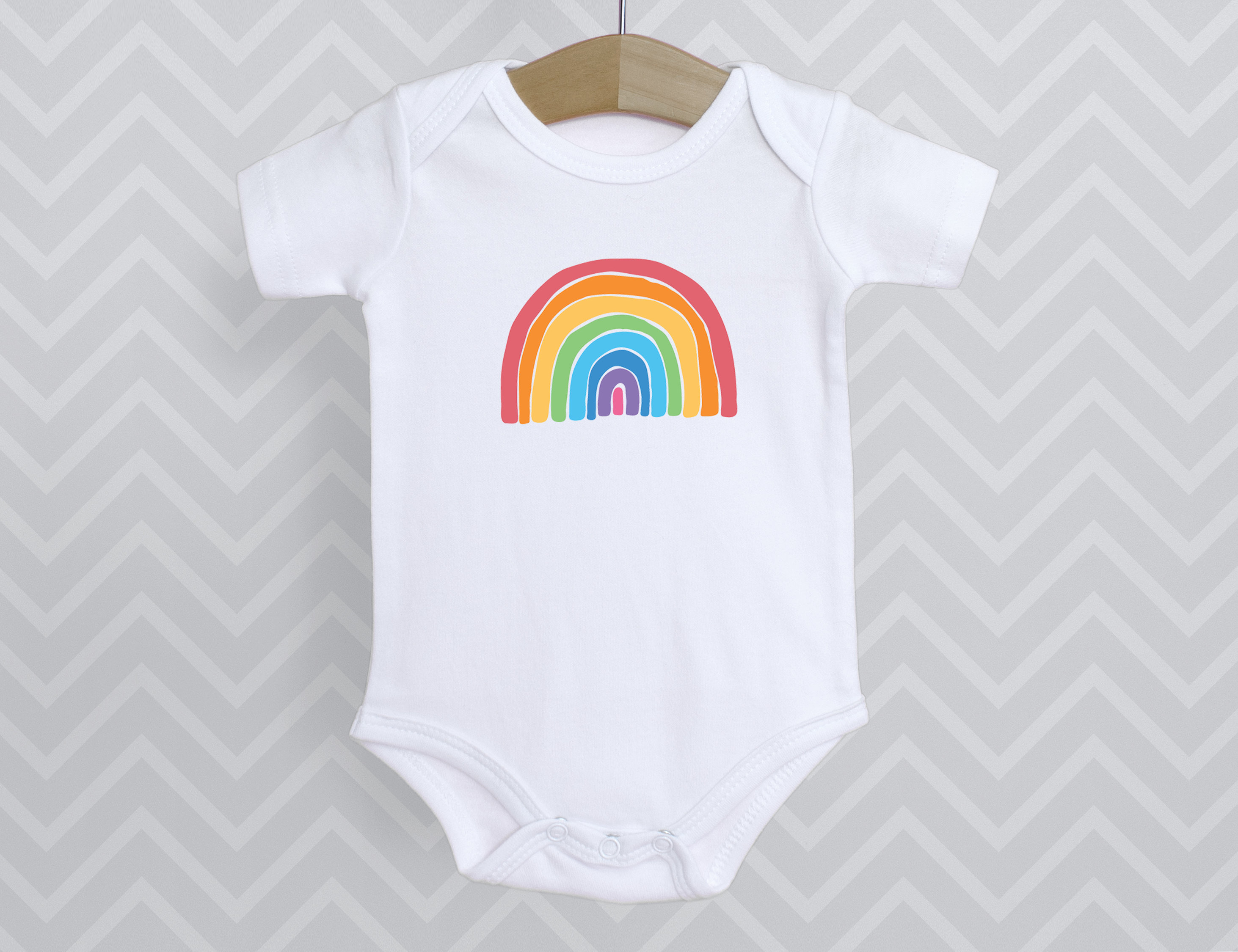 Rainbow baby outfit, new baby gift, baby rainbow shirt, rainbow baby