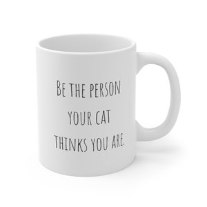 Funny mug for cat lover 11oz gift for her ugly cat lady mugs coffee mug christmas gift white elephant present image 3