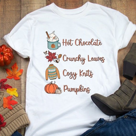 Womens Fall Pumpkin tee, tshirt for fall, women's fall tshirt, Fall tee, Pumpkin Spice fall tshirts, autumn shirt, Fall t-shirt