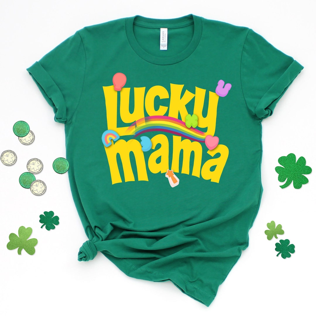 Lucky Mama Retro Lucky Charms Shirt, Lucky Mama Shirt, St. Patrick's