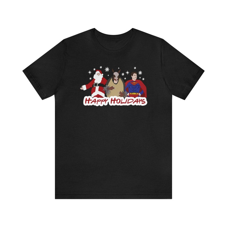 Holiday Armadillo Friendsmas T-shirt: Funny Christmas Tee image 5