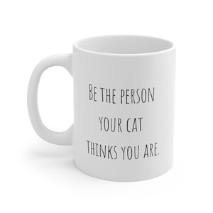 Funny mug for cat lover 11oz gift for her ugly cat lady mugs coffee mug christmas gift white elephant present 11oz
