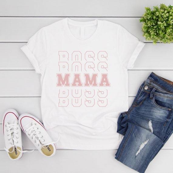 Mama Boss T-Shirt | Mom Life Tee | Mom Boss Shirt | Motherhood Tee | Mompreneur Shirt | Mom Gift | Mom Life | Boss Mama | Mom Shirt