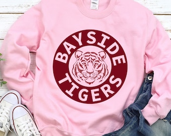 Bayside Tigers Bayside Pullover Bayside Tigers Sweatshirt: Retro