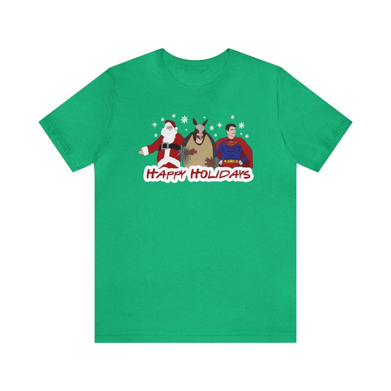 Holiday Armadillo Friendsmas T-shirt: Funny Christmas Tee image 6