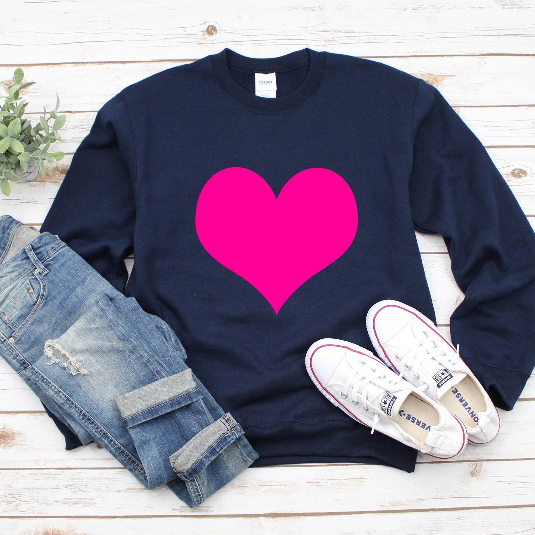 Valentines Day shirt for woman, cute Valentine sweater, heart ...