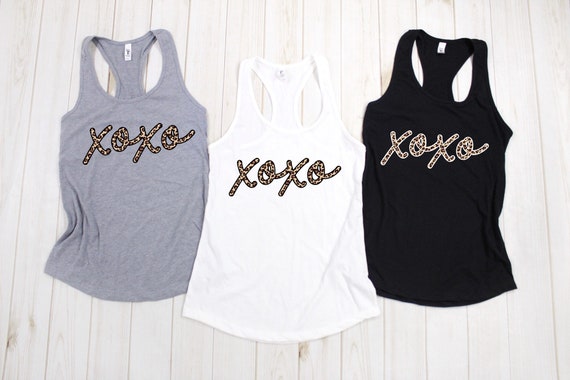 Valentines Day tank top, women's tank top, valentines day shirt, xoxo tank top, women's valentines shirt