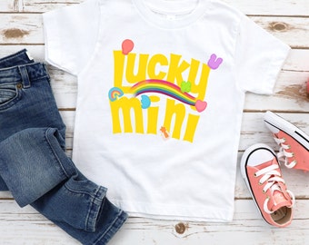 Toddler Lucky Mini Retro Lucky Charms Shirt, Lucky Mini Shirt, St. Patrick's Day Shirt, Lucky Shamrock Shirt, Patrick's Day Family Matching