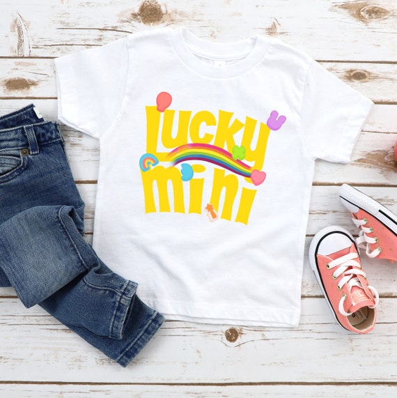 Toddler Lucky Mini Retro Lucky Charms Shirt, Lucky Mini Shirt, St. Patrick's Day Shirt, Lucky Shamrock Shirt, Patrick's Day Family Matching