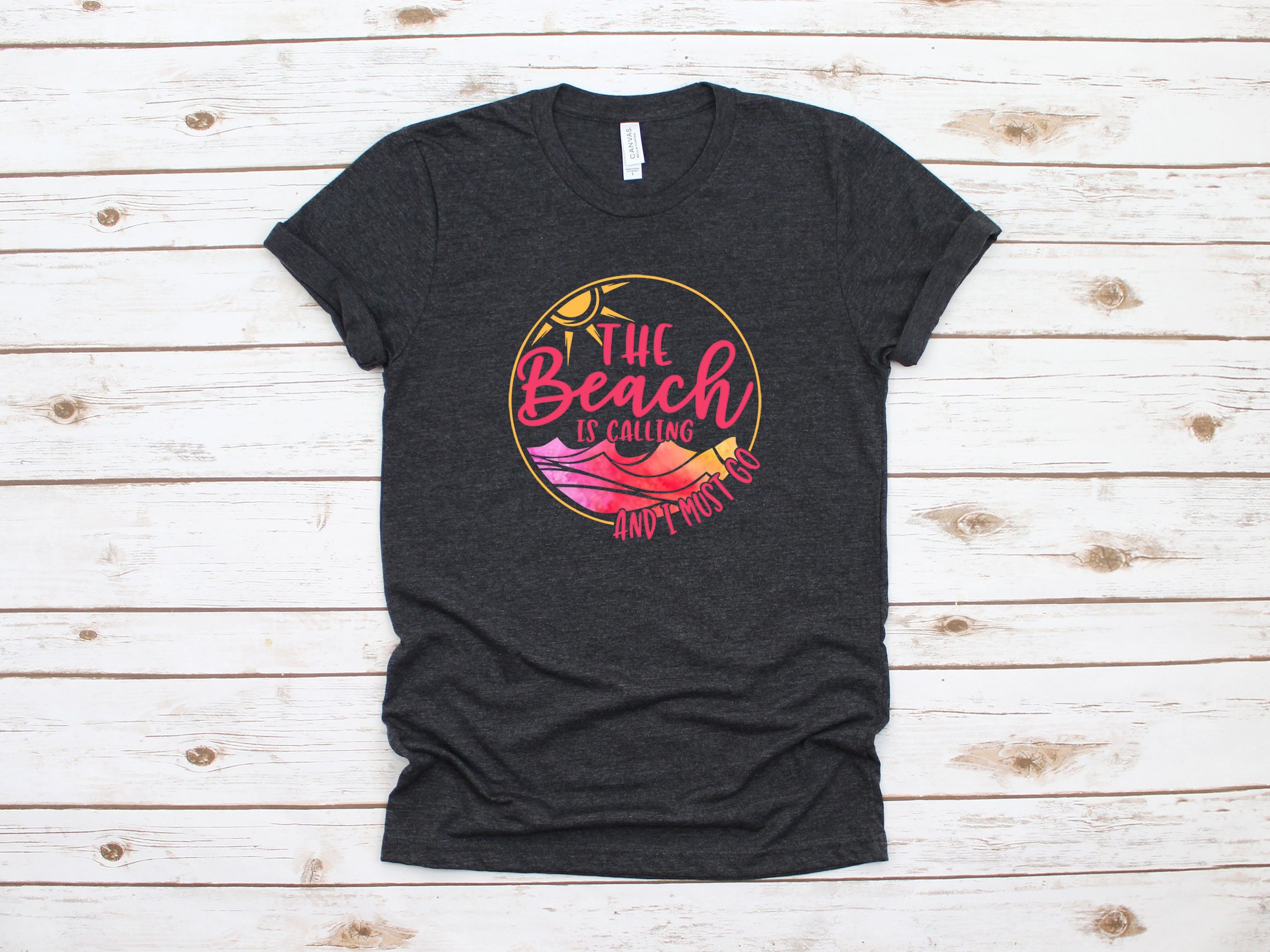 Beach is Calling and I Must Go tshirt, vacation beach shirt, summer