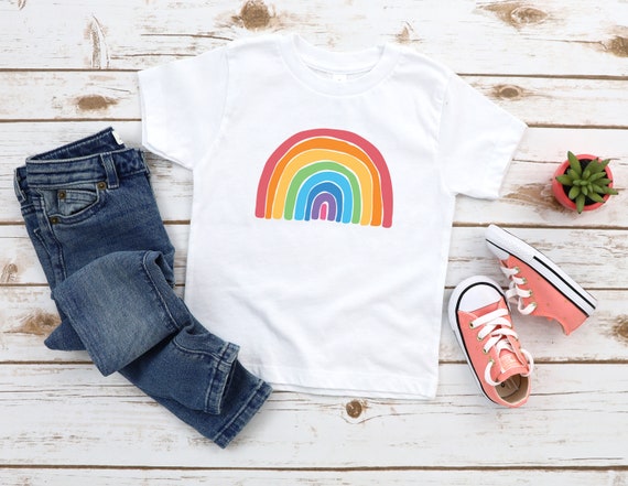 Kids Rainbow t-shirt Rainbow tshirt, Choose Happy children's Clothing unisex t shirt, Good Vibes, Happiness, Be Kind Positive kids tees