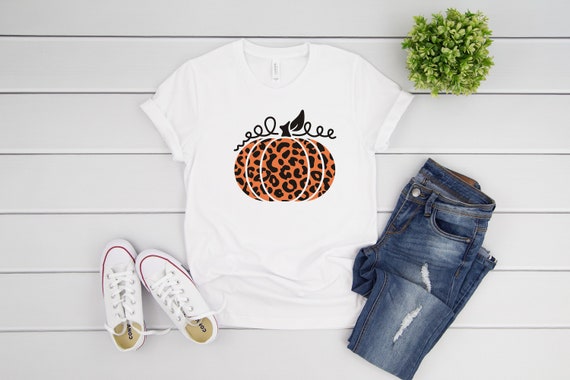 Leopard Pumpkin Shirt, Cheetah Pumpkin Shirt, Thanksgiving Shirt, Thankful Shirt, Fall Shirt, Hello Pumpkin, Family Matching Shirt