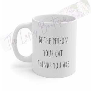 Funny mug for cat lover 11oz gift for her ugly cat lady mugs coffee mug christmas gift white elephant present image 6