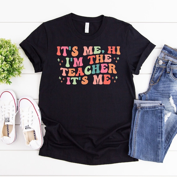 It's Me Hi I'm The Teacher It's Me, Matching Teacher Shirts, Teacher Shirt, Kindergarten Teacher Shirt, Teacher Gift