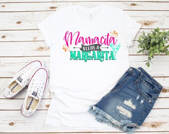 Mamacita Needs a Margarita T-Shirt, cinco de mayo, cinco de mayo tshirt, mom life tshirt, drinking tshirt, margarita tshirt, mom tshirt