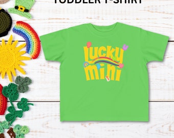 Lucky Mini Retro Kids Lucky Charms Shirt, Lucky Mini St. Patrick's Day Shirt, Lucky Shamrock Shirt, Patrick's Day Family Matching Shirt
