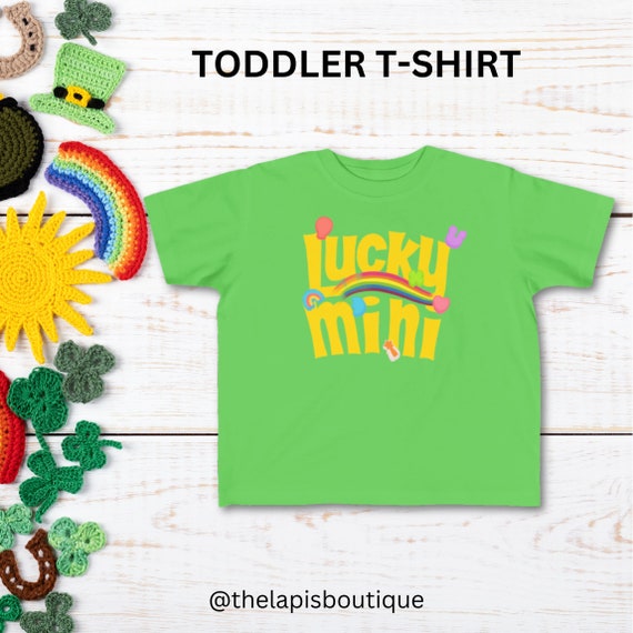 Lucky Mini Retro Kids Lucky Charms Shirt, Lucky Mini St. Patrick's Day Shirt, Lucky Shamrock Shirt, Patrick's Day Family Matching Shirt