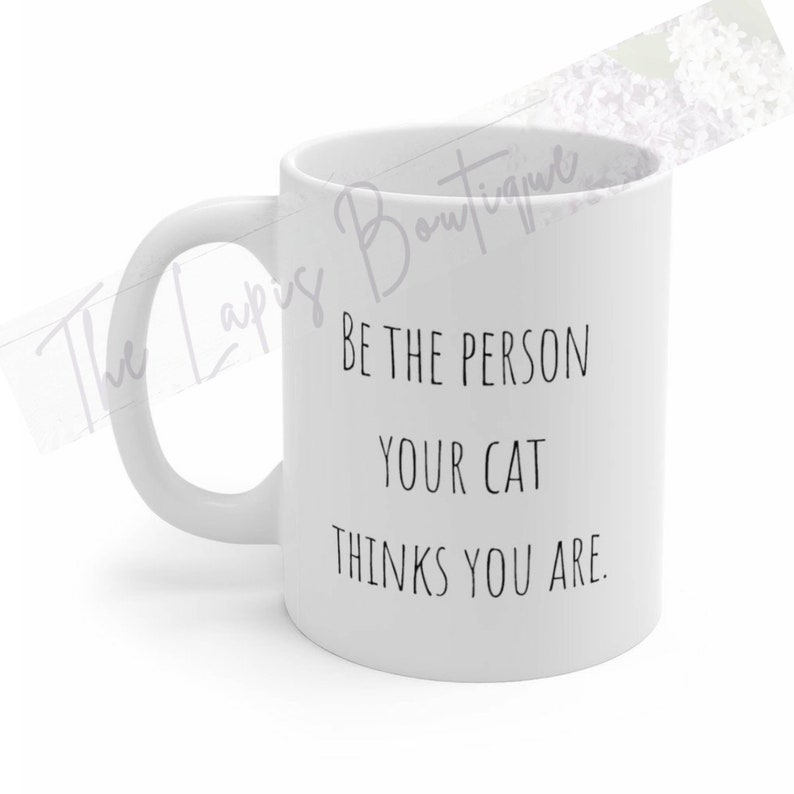 Funny mug for cat lover 11oz gift for her ugly cat lady mugs coffee mug christmas gift white elephant present image 4